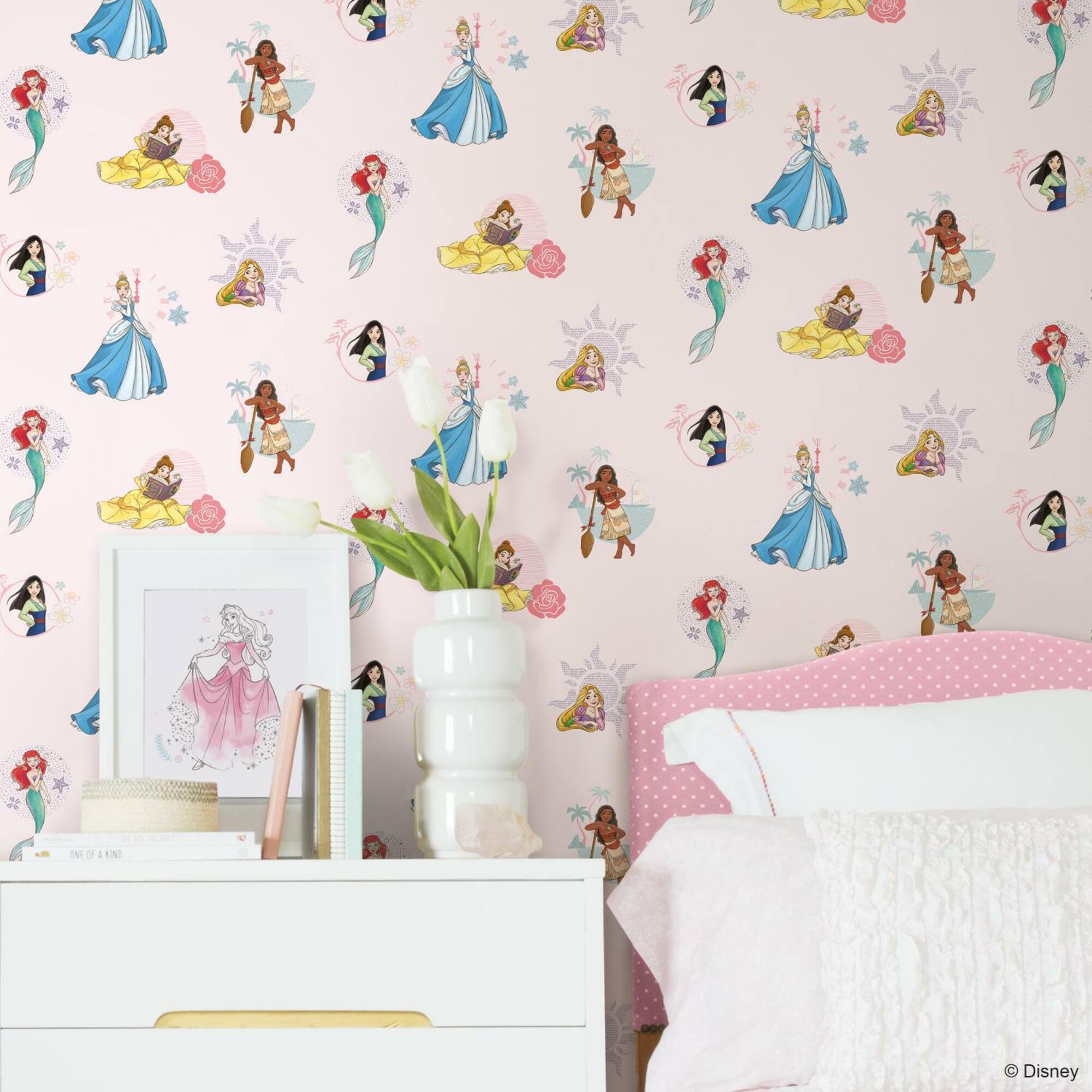 RoomMates Disney Princess Power Peel & Stick Wallpaper